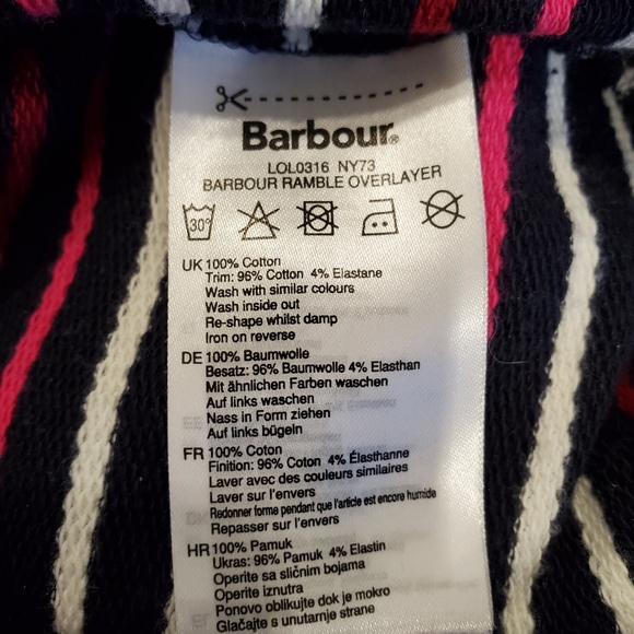 Worn Once- Barbour Navy Striped Sweater!!🌺🌺🌺 - Picture 8 of 8